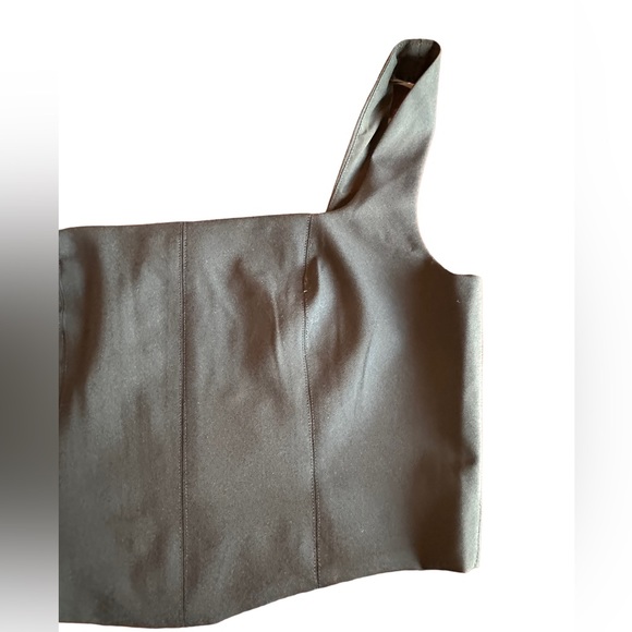 House of Harlow 1960 Black Zip Back Top - Picture 3 of 11